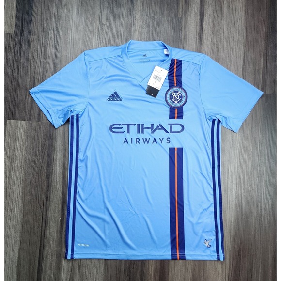 Adidas New York City FC Home Authentic Soccer Jersey NYCFC Size Small